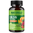 NATURELO Vegan Iron Supplement with Vitamin C and Organic Whole Foods, 90 Capsules, Gentle Iron Capsules for Women & Men with this Mineral Deficiency - Including Pregnancy, Anemia and Vegan Diets 🍁 All In One Marketplace Canada