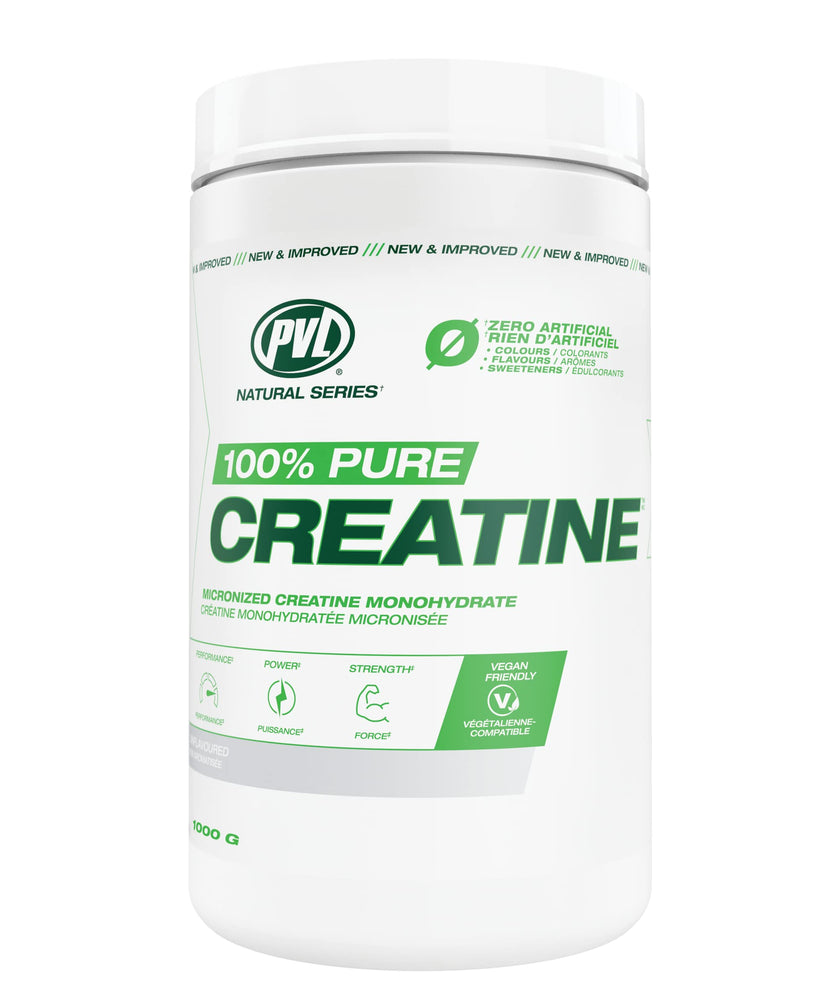 PVL 100% Pure Creatine Monohydrate Powder – Micronized Supplement for Women & Men, Unflavoured Amino Acids & Beta Alanine Friendly, Informed-Choice Tested, 1000 g (200 Servings) 🍁 All In One Marketplace Canada