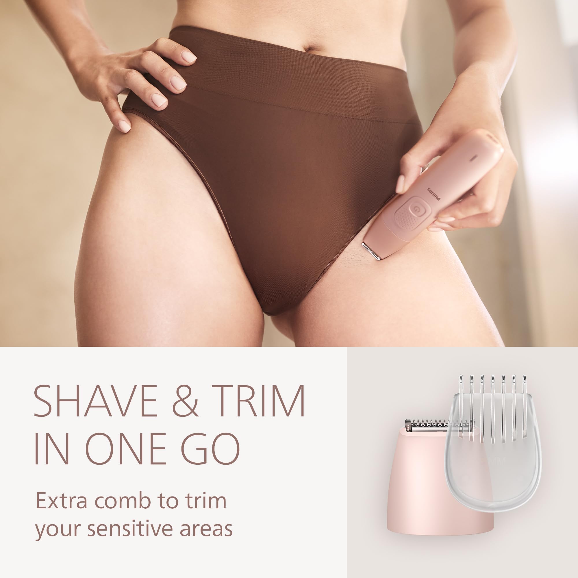 Philips Lady Shaver Series 6000, Cordless Electric Lady Shaver, Wet & Dry Electric Razor for Body Hair Removal, BRL137/00 🍁 All In One Marketplace Canada