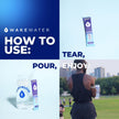 Wake Water Sugar Free Electrolyte Packets, Hydration Powder, Keto & Paleo Friendly Electrolyte Drink Mix, Fasting Hydration Packs, Travel Essentials, Pack of 10 (6g Each) (6 g (Pack of 10), Blue Raspberry) 🍁 All In One Marketplace Canada