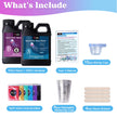 LET'S RESIN Casting Epoxy Resin Kit, 1L(34oz) Crystal Clear & Bubble Free Epoxy Resin and Hardener, High Gloss Resin Kit for DIY Art, Mould Casting, Wood, Jewellery Making, Coasters, Table Top 🍁 All In One Marketplace Canada