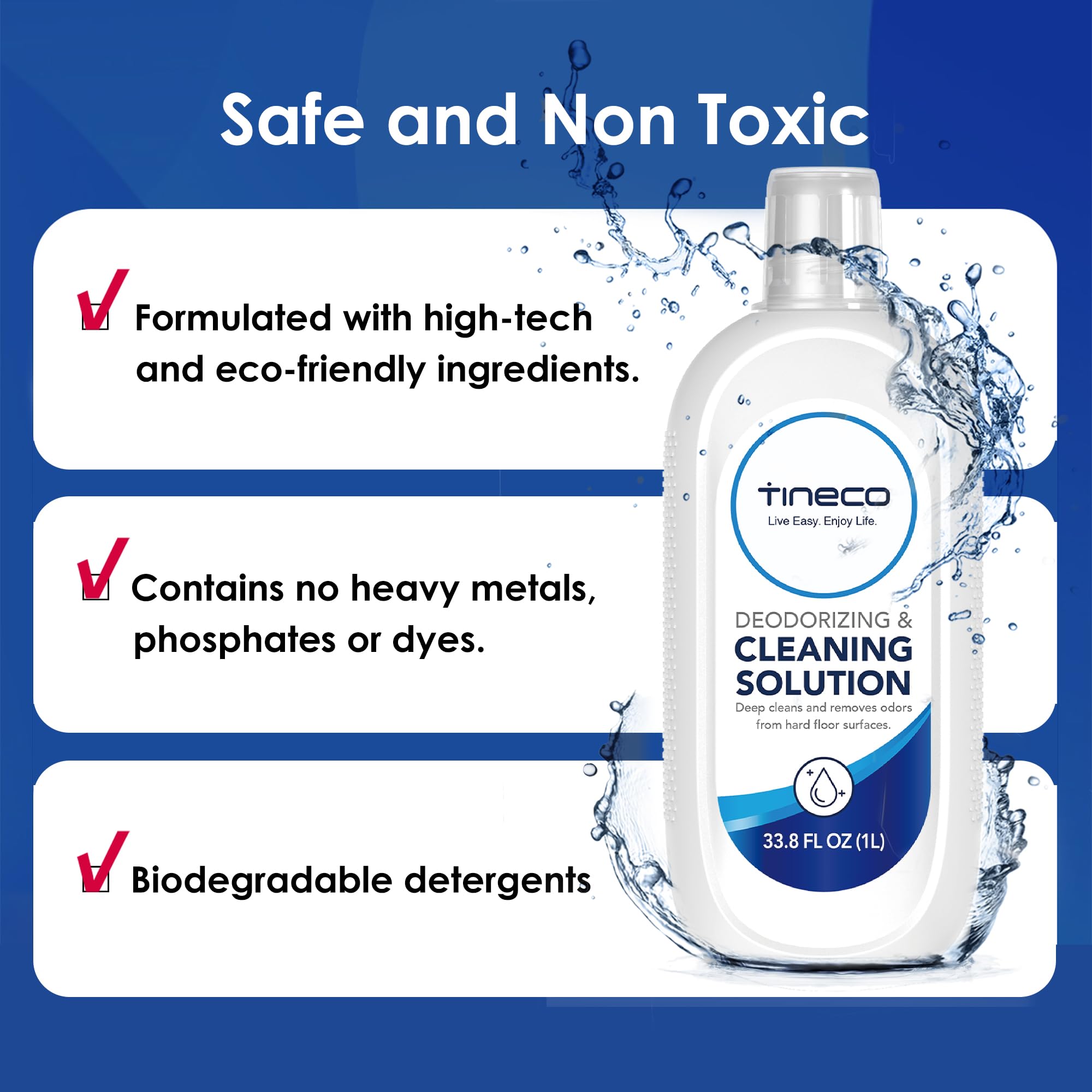 Tineco Floor Cleaning Solution 1L (33.8 OZ) for i5/i6 Stretch & FLOOR ONE S5/S6/S7/S9 Artist & S6/S7/S9 Master & Breeze Series, (EXCEPT iFLOOR 5 Steam/S5/ S7/ S9 Artist Steam Series) Wet Dry Vacuum 🍁 All In One Marketplace Canada