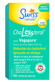 Swiss Natural ChoLessterol with Vegapure | Clinically Proven to Lower LDL Cholesterol & Improves Heart Health | Plant Sterol Esters | 50 Soft Gel Capsules | 650 mg 🍁 All In One Marketplace Canada