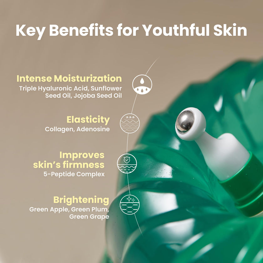 AXIS-Y Vegan Collagen Eye Serum with Triple Hyaluronic Acid & 5-Peptide Complex | Wrinkle Care, Fine Line Reduction, Brightening | Vegan & Cruelty-Free Korean Skin Care | 10ml 🍁 All In One Marketplace Canada