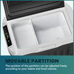 EUHOMY 12 Volt Refrigerator, 22QT(21L) 12V Cooler, Compressor Electric Cooler -4℉~68℉, 12V Fridge 12/24V DC 110-240V AC, Portable Freezer for Camping, Travel, Truck, Home 🍁 All In One Marketplace Canada