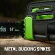 Greenworks 9 Amp 14-Inch Corded Chainsaw with Tool-less Chain Tensioning & Auto Oiling, Electric Handheld Chainsaw for Garden Yard Maintenance Tree Felling Triming, Firewood Cutting Logging Pruning 🍁 All In One Marketplace Canada