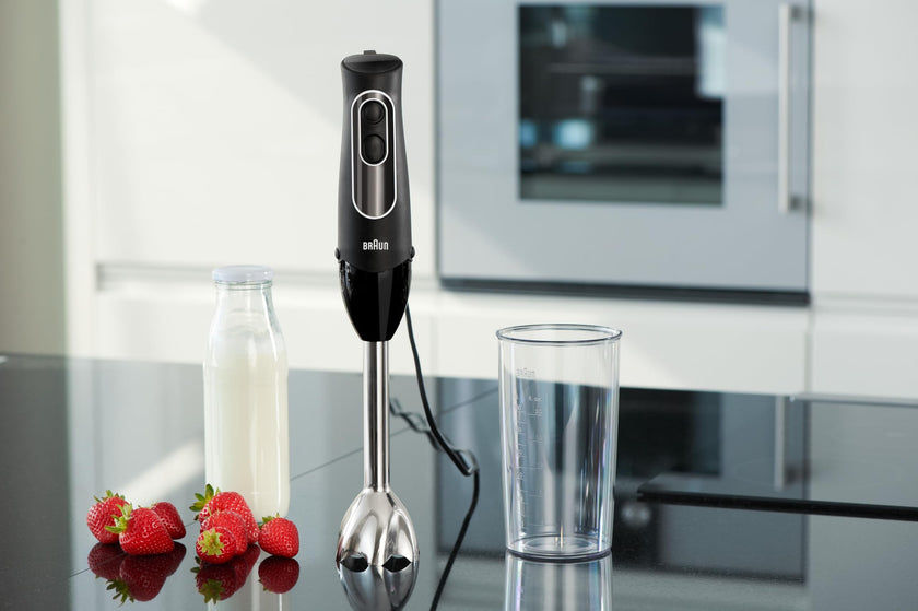 Braun MQ505 Immersion Hand Blender w/Whisk & Beaker, Dual Speed, 350W 🍁 All In One Marketplace Canada