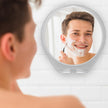 HONEYBULL Fogless Shower Mirror with Suction Mount & Swivel – Anti-Fog Acrylic Bathroom Mirror for Shaving – Built-in Razor Holder, Easy Install, Home Shower Accessory (White) 🍁 All In One Marketplace Canada