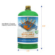 Flame King Refillable 1LB Empty Propane Cylinder Tank - Reusable - Safe and Legal Refill Option - DOT Compliant-16.4 oz (2-Pack), Green (YSN164-2) 🍁 All In One Marketplace Canada