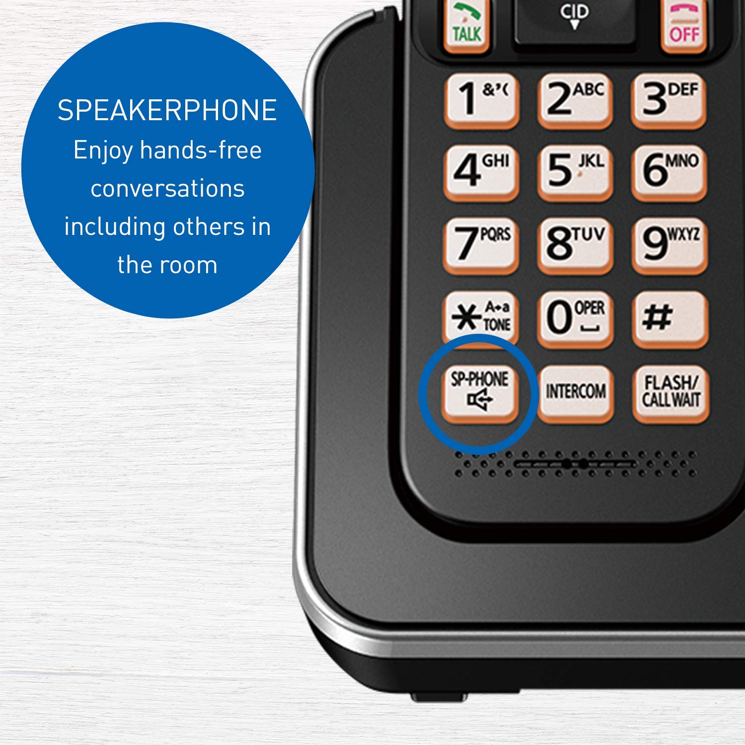 Panasonic DECT 6.0 Expandable Cordless Phone with Call Block - 3 Cordless Handsets - KX-TGC383CB (Black) 🍁 All In One Marketplace Canada