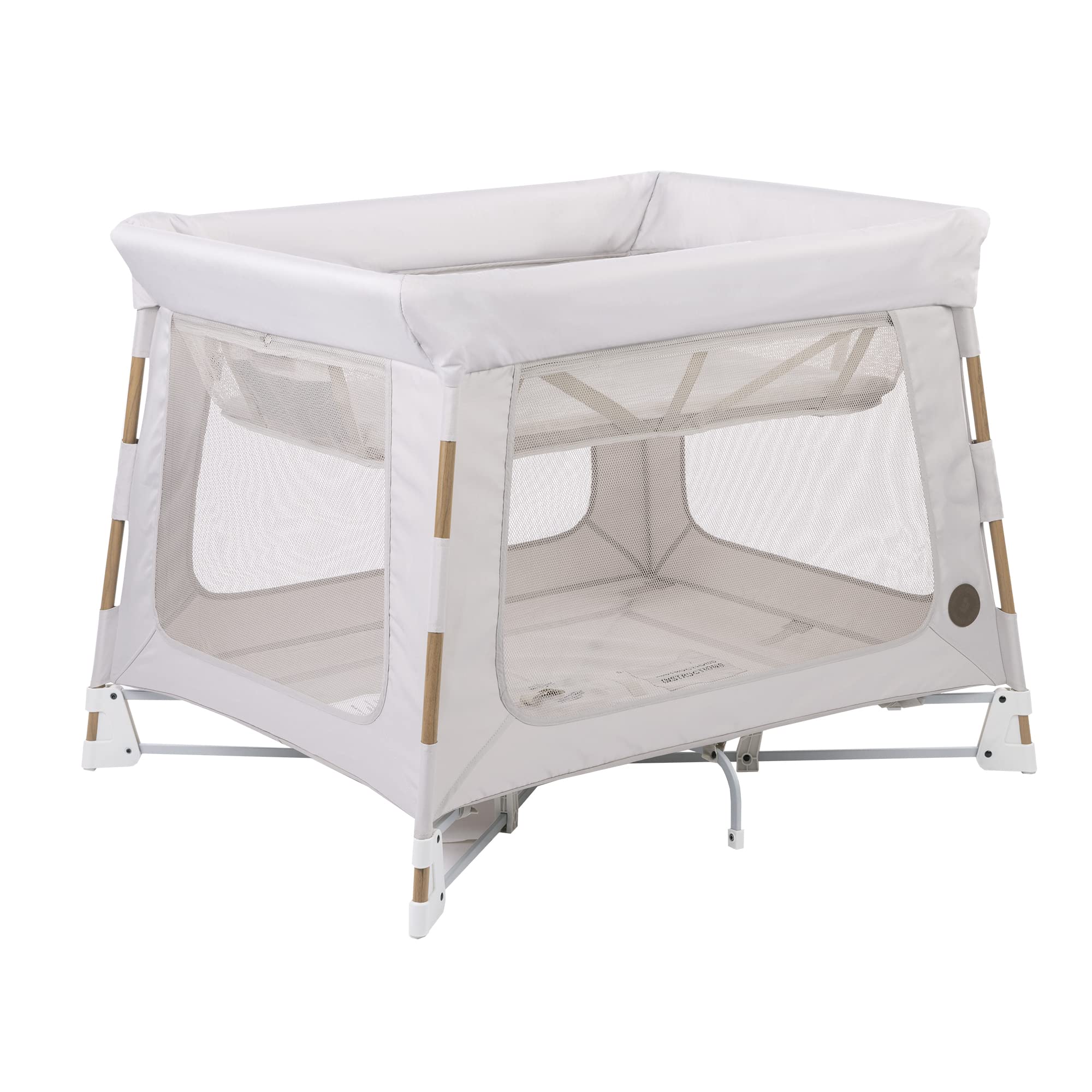 Maxi-Cosi Swift Playard, Playpen with 3-in-1 (Newborn bassinet, toddler, play), Portable, ultra comfort, 1 step fold, travel bag included, Horizon Sand 🍁 All In One Marketplace Canada
