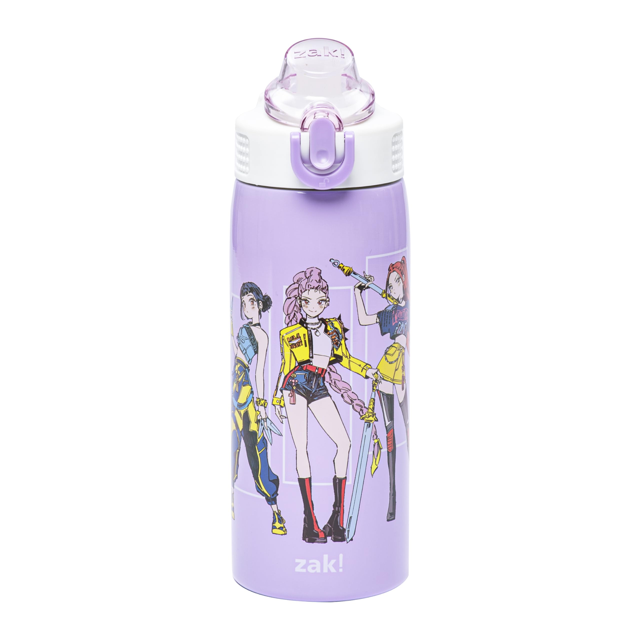 Zak Designs Kpop Demon Hunters Sage 19oz Leak-Proof Straw Kids Water Bottle 🍁 All In One Marketplace Canada