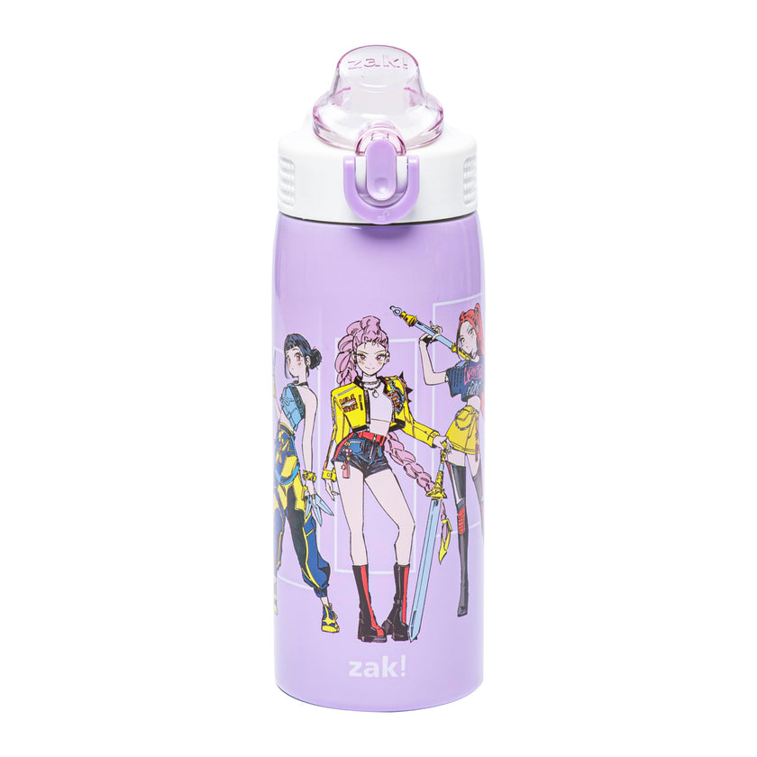 Zak Designs Kpop Demon Hunters Sage 19oz Leak-Proof Straw Kids Water Bottle 🍁 All In One Marketplace Canada