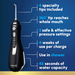 Waterpik Cordless Advanced 2.0 Water Flosser for Teeth, Gums, Braces, Dental Care with Travel Bag & 4 Tips, CDA Validated, Waterproof Rechargeable Handheld, Black (1 Count) Packaging May Vary 🍁 All In One Marketplace Canada