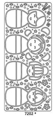 Peel Off Sticker -Chinese Dolls