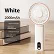 Mini Folding Digital Display Mute Refrigeration Handheld Fan