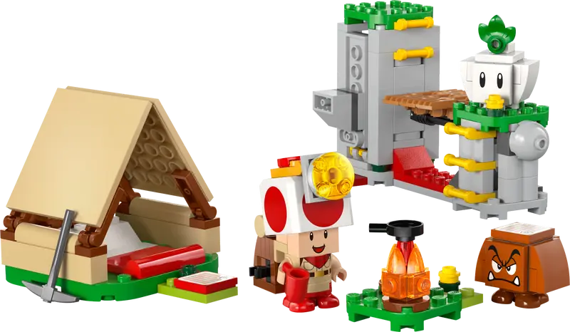 LEGO - 72040 - SUPER MARIO - Camp du Capitaine Toad - 159 pièces