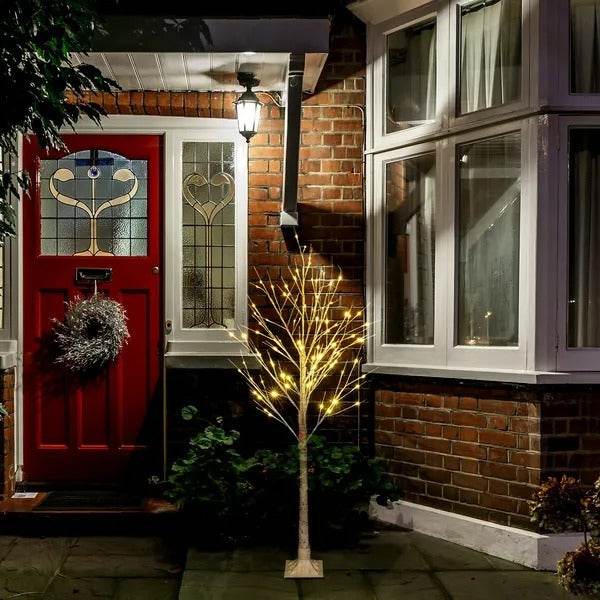 4FT Snowflake Christmas Tree With 48 LED Lamp Artificial Snowflake Pine Tree Home Decoration For Holiday