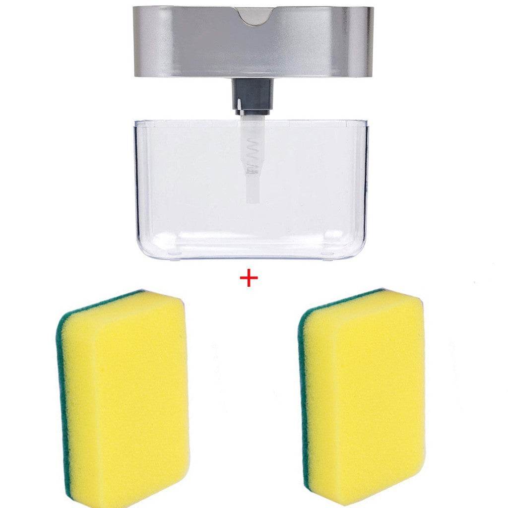 Household brush pot presser dish wash dish brush Soap Dispenser