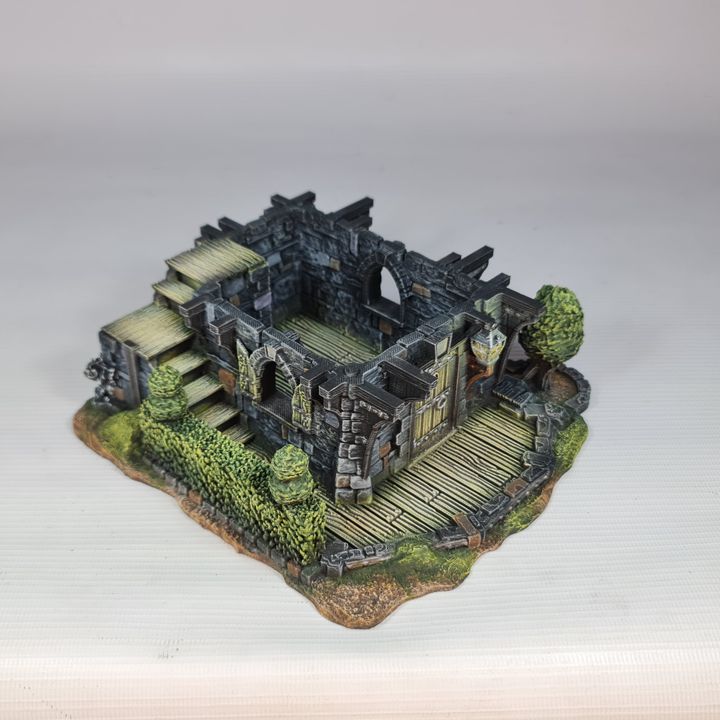 RED ROSE LODGE -MEDIEVAL TOWN SET