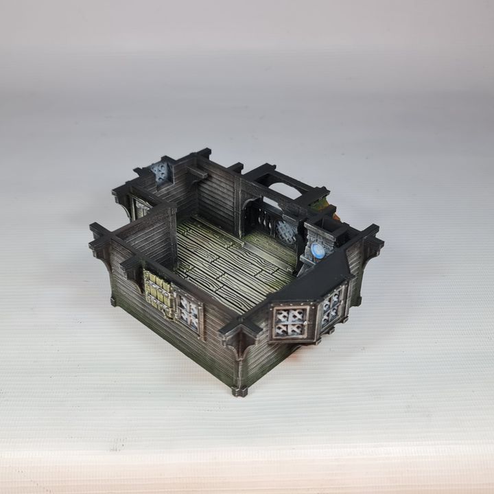 RED ROSE LODGE -MEDIEVAL TOWN SET
