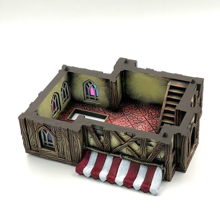 The Merchant's House - Fantasy Store - Medieval Building - The Hamlet of Misty Hollow