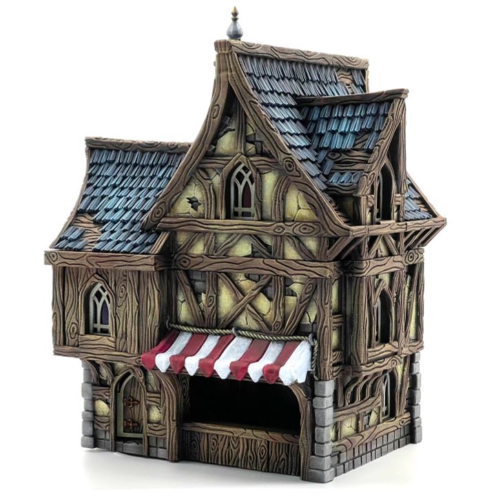The Merchant's House - Fantasy Store - Medieval Building - The Hamlet of Misty Hollow