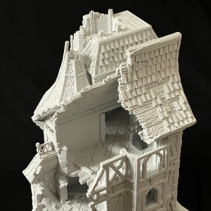 Ruined Mansion - Ruins of a Fantasy Medieval Manor - The Hamlet of Misty Hollow
