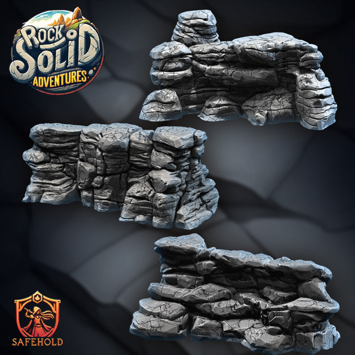 ROCK WALL SET 3pc