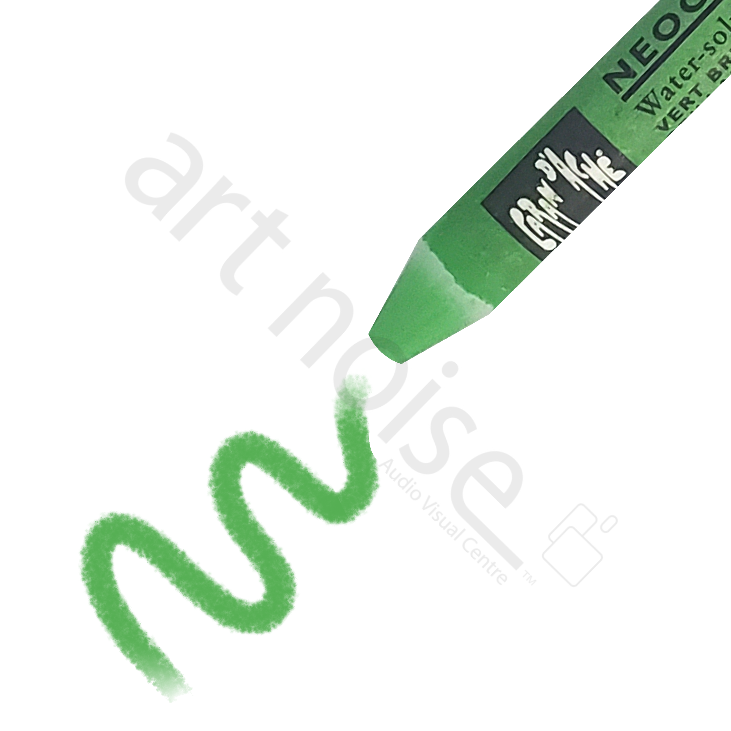 Caran d'Ache - Classic Neocolor II Water Soluble Wax Crayon - Blues and Greens