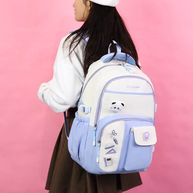 Large Capacity School Girls backpack Student School Bag