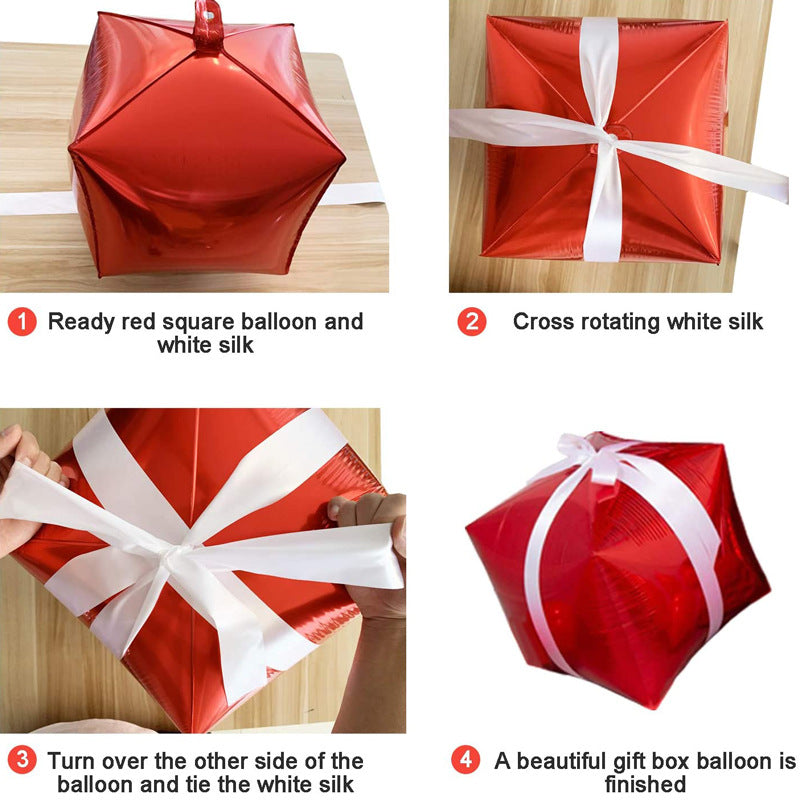 Christmas Party Balloon Chain Arch Kit – Festive Holiday Balloon Decoration Set