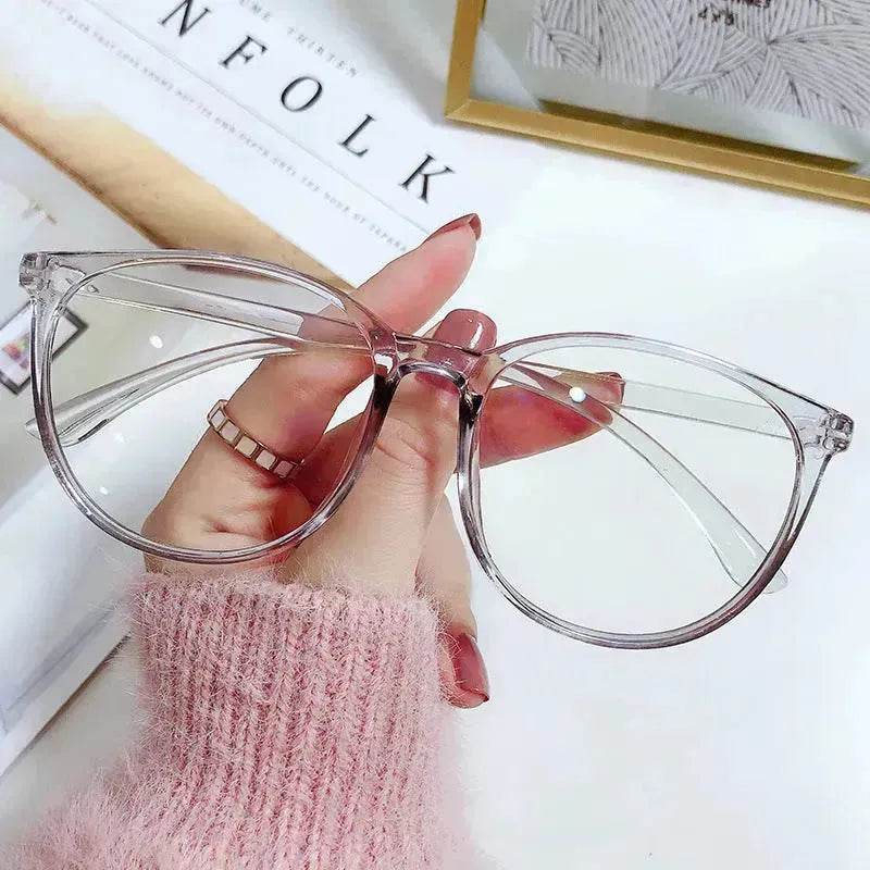 Large Frame Anti-blue Light Glasses Frame Myopia Finished Flat Frame