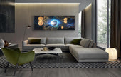 Canvas Print-Abstract Earth Composition-Gold varnish-Wall art