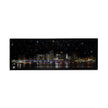 Miami de nuit - Horizon de la ville - Décoration murale sur toile - Vernis RGB