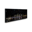 Miami de nuit - Horizon de la ville - Décoration murale sur toile - Vernis RGB
