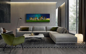 Toile Skyline - Stonehenge Mystique - Reproduction d'œuvre d'art