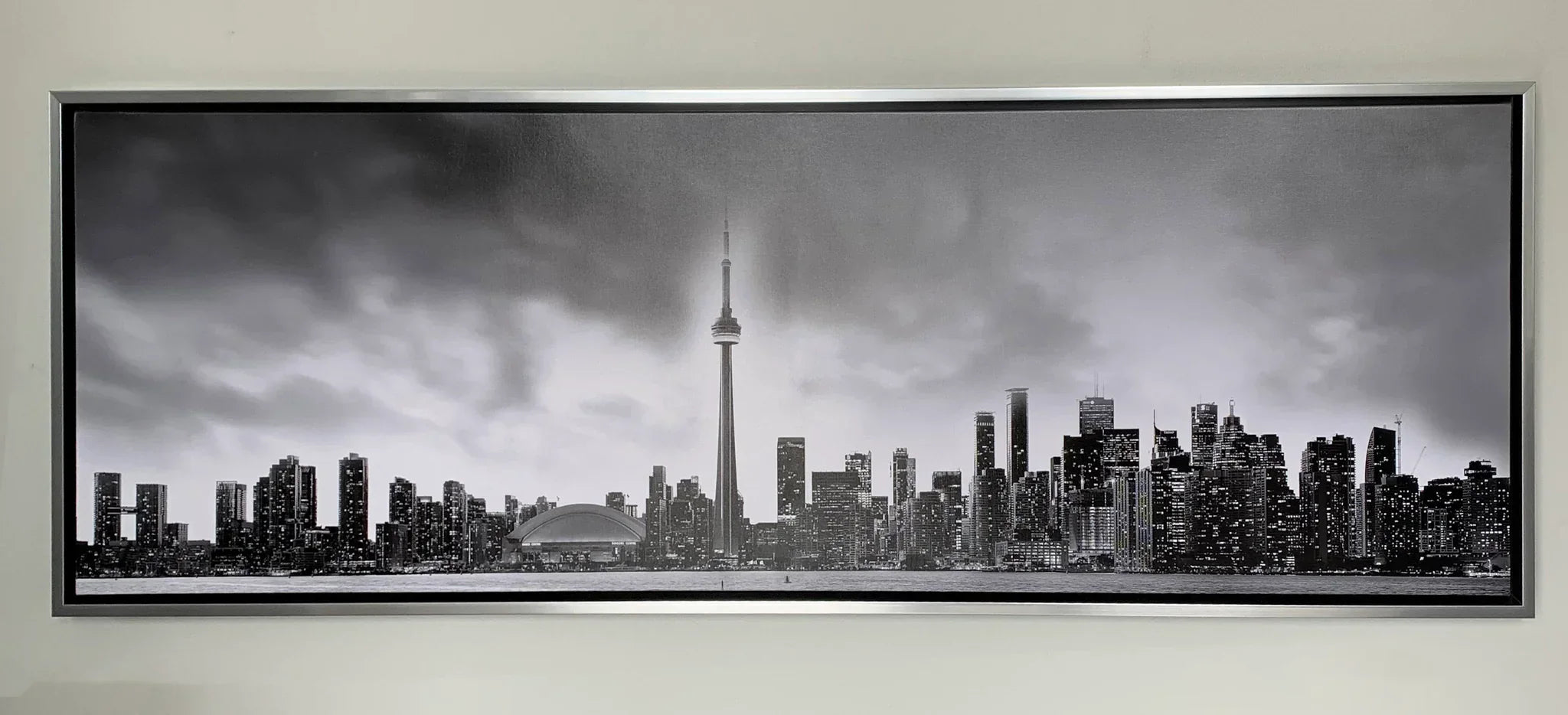 Toronto et la tour CN en noir et blanc - Cities Skyline