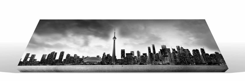 Toronto et la tour CN en noir et blanc - Cities Skyline