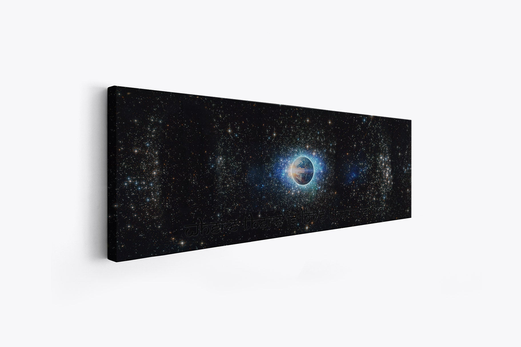 Wal Art - Là où il y a de l'amour, il y a de la vie - Impression sur toile
