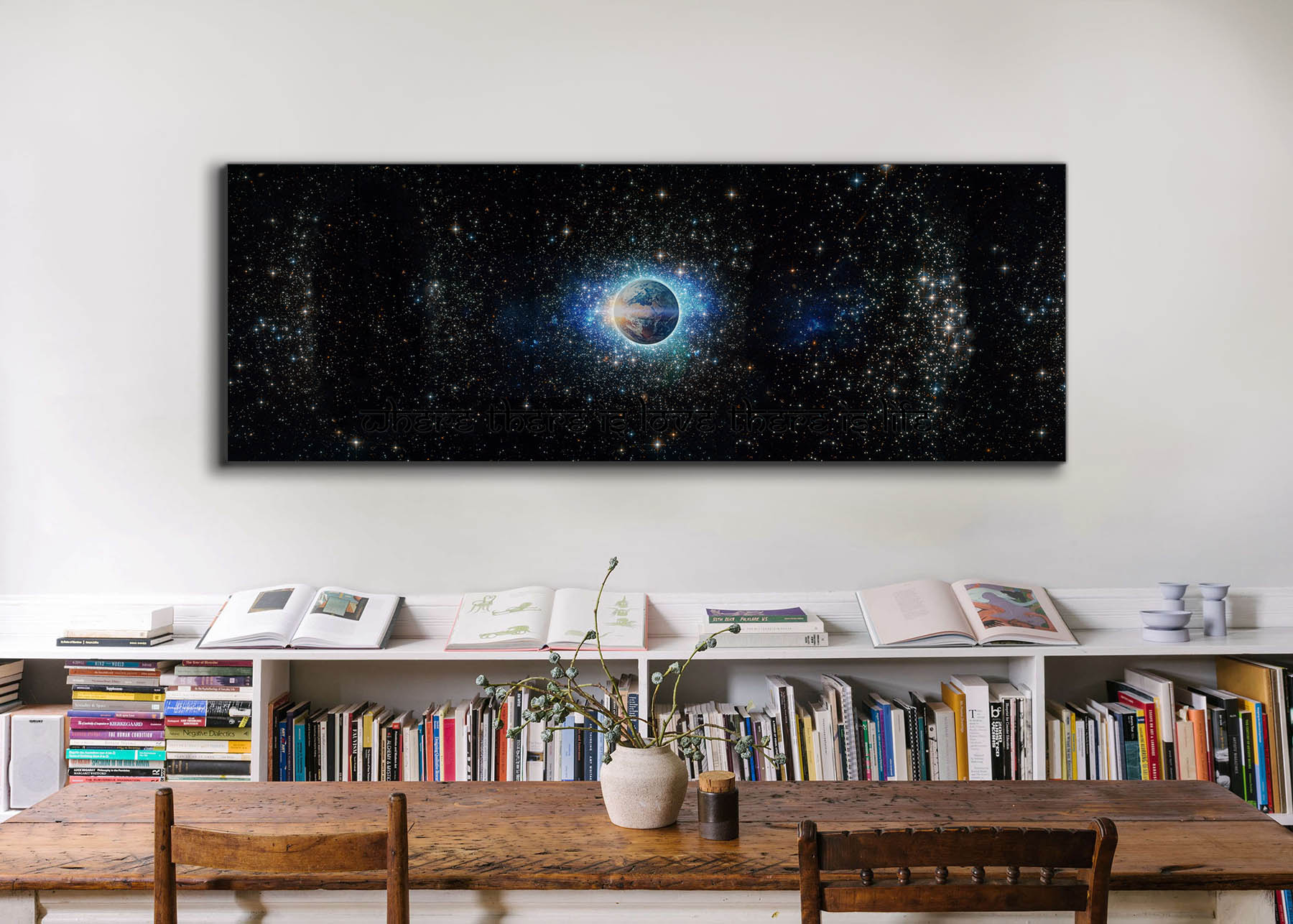 Wal Art - Là où il y a de l'amour, il y a de la vie - Impression sur toile