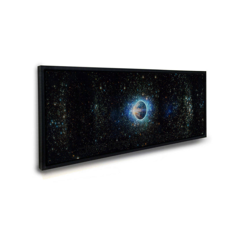 Wal Art - Là où il y a de l'amour, il y a de la vie - Impression sur toile