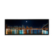 Grand tableau sur toile - Skyline de New York sous la lune - Impression sur toile