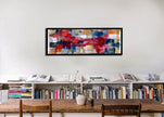 Wall Art Burgoyne Abstract brushwork weaving-Large Canvas Wall art- Fine Art- RGB varnish