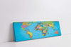 Art mural - Carte du monde sur toile 72