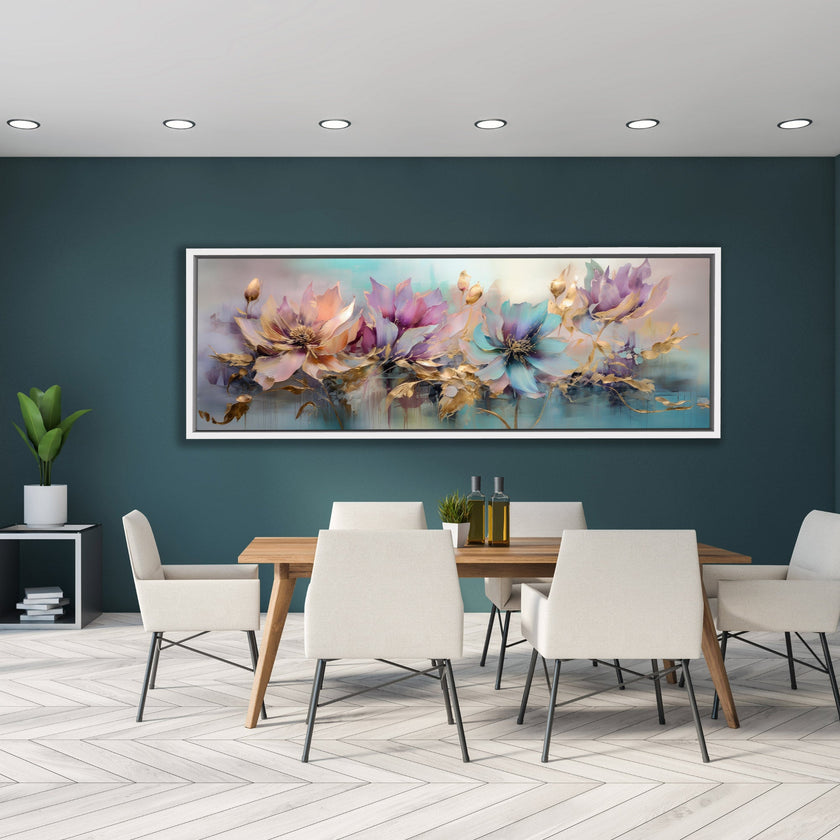 Art mural - Symphonie florale - Décoration murale