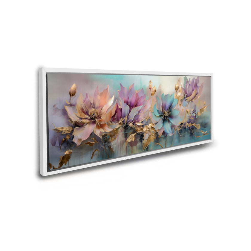 Art mural - Symphonie florale - Décoration murale
