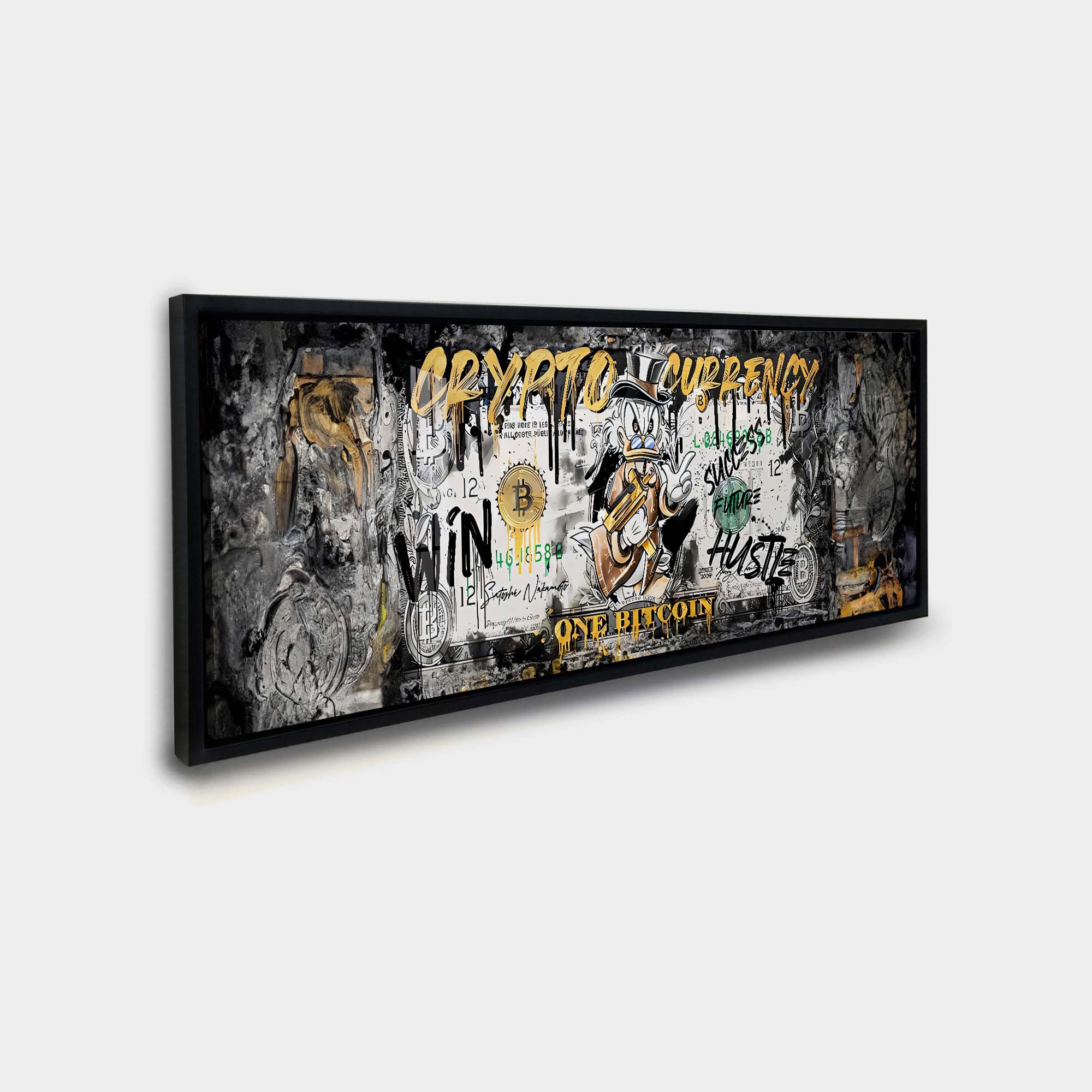 Wall art-Bitcoin Pop art-Canvas Printed
