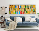 Maltese Doors Canvas - Abstract minimalism art- Large Wall Decor