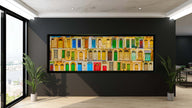 Maltese Doors Canvas - Abstract minimalism art- Large Wall Decor